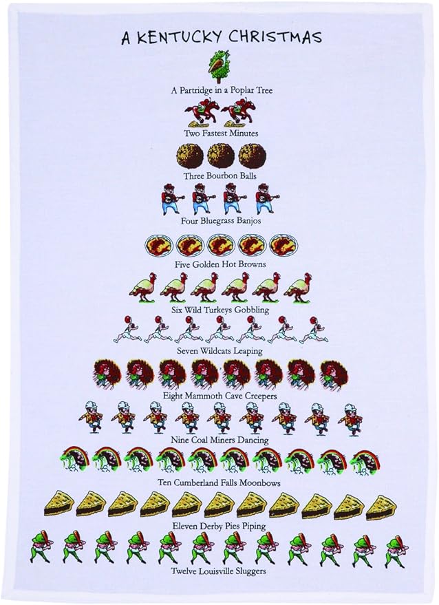 A Kentucky Christmas Hand Towel