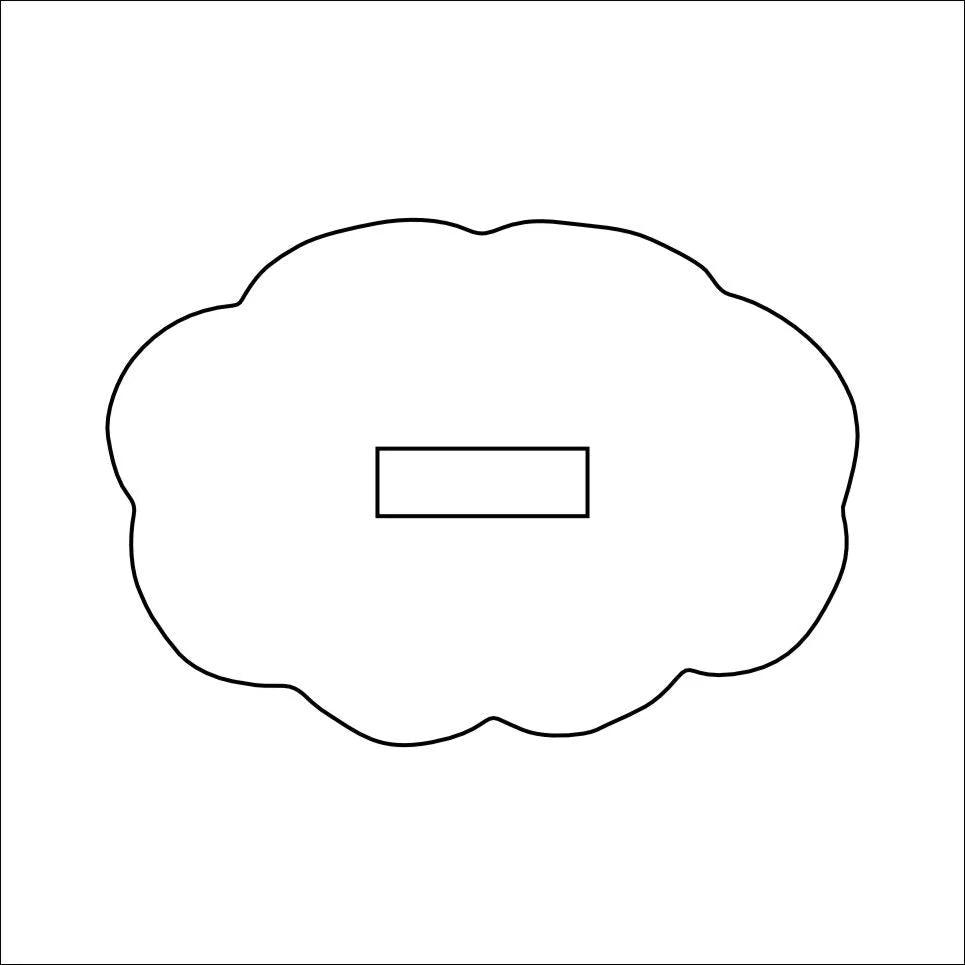 Single Stand Clear Acrylic Base -Large