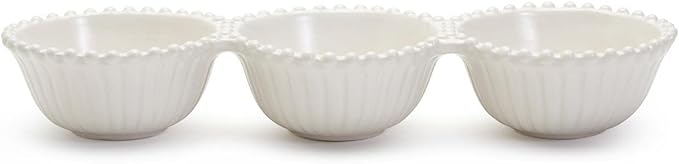 Heirloom Pearl Edge Sectional Tidbit Dish
