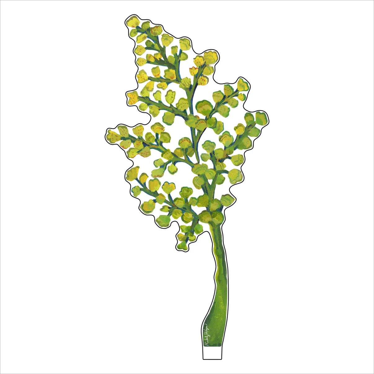 Maidenhair Fern Acrylic Single Flower-Small