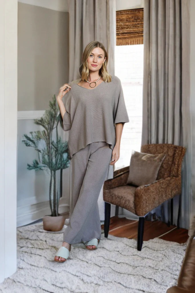 Cleo Knits Pants - Taupe