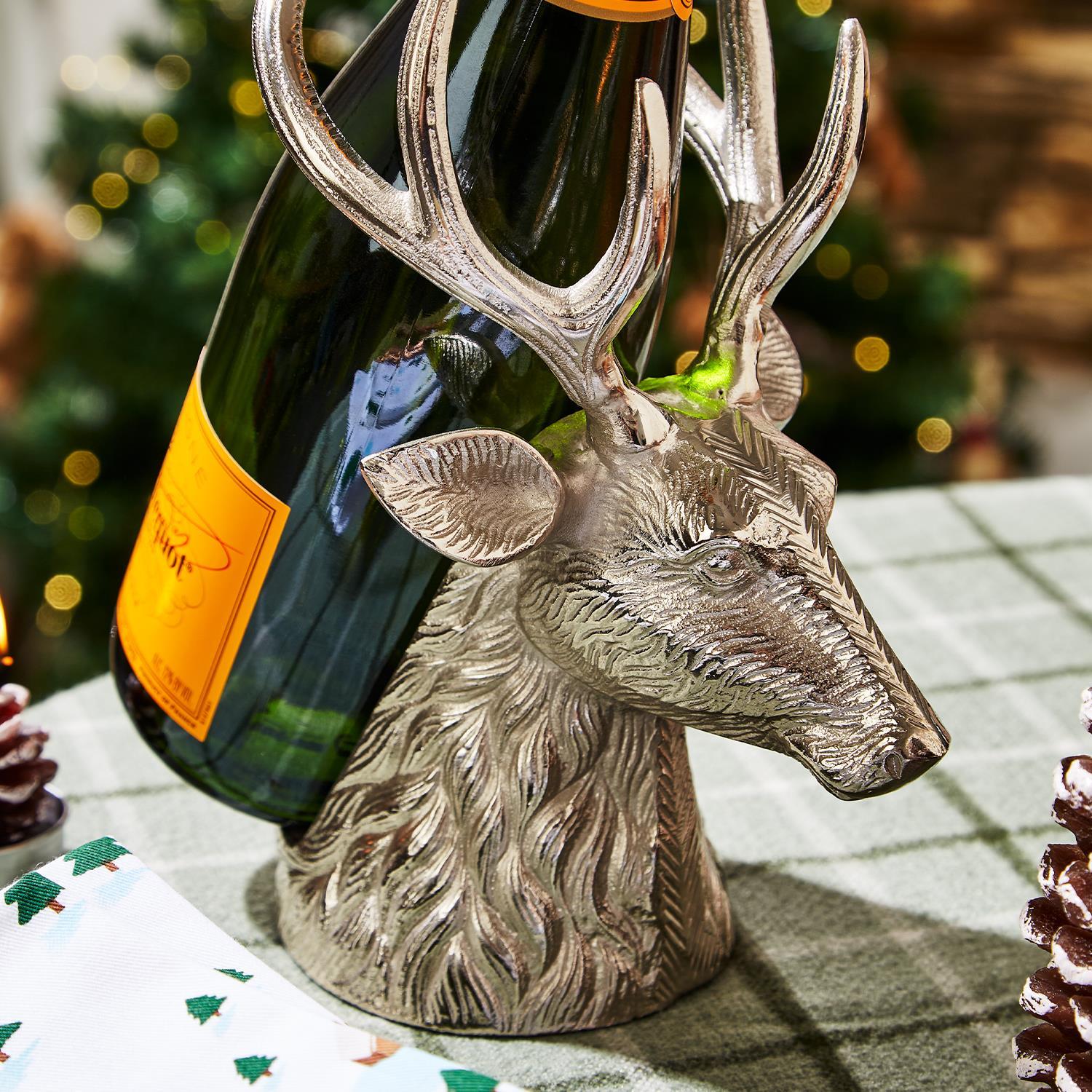 Gold Stag Bottle Holder