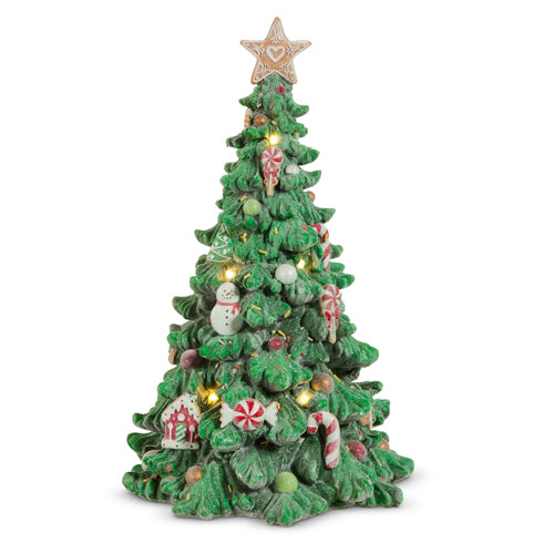 16" Light Gingerbread Cookie Tree