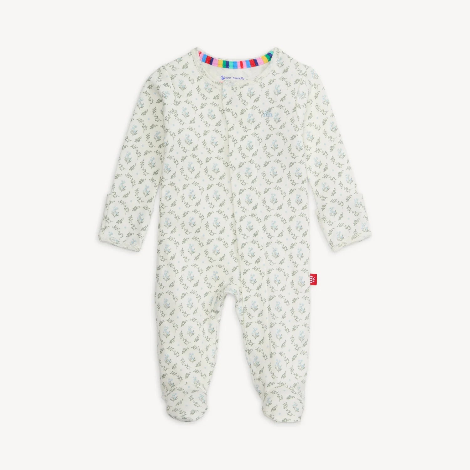 Eloise Organic Cotton Footie 3-6M-Magnetic Me