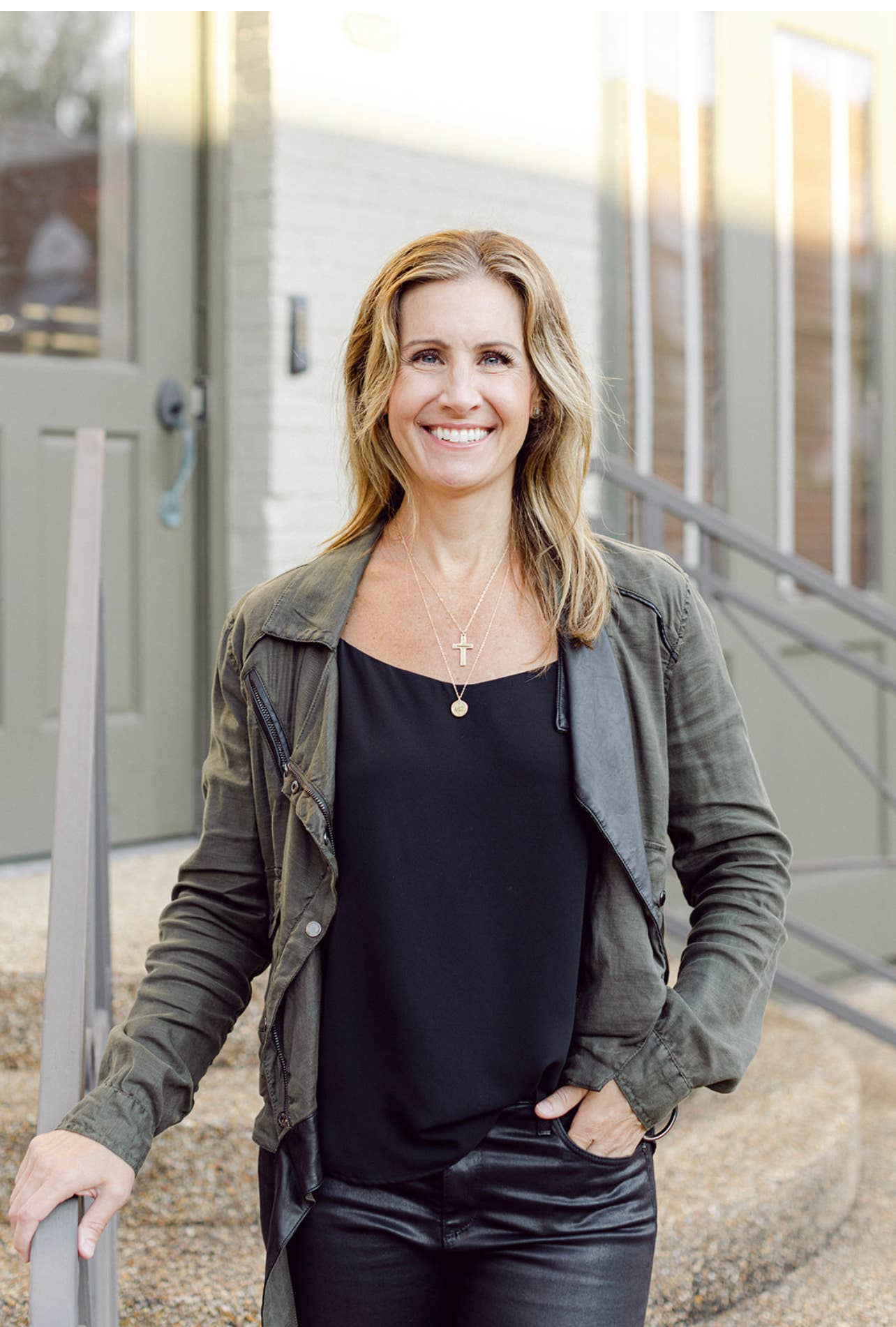 Original Cross Necklace - Cross / Titus 3:4-5 : 16" long