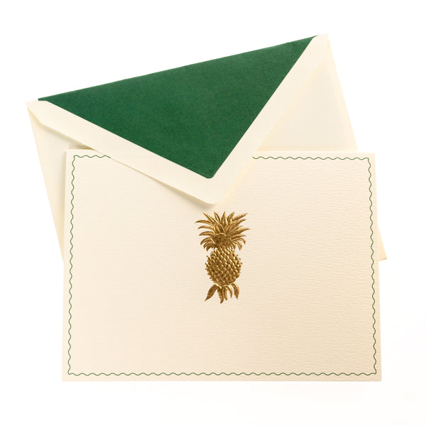 La Petite Presse Pineapple Boxed Correspondence Notes