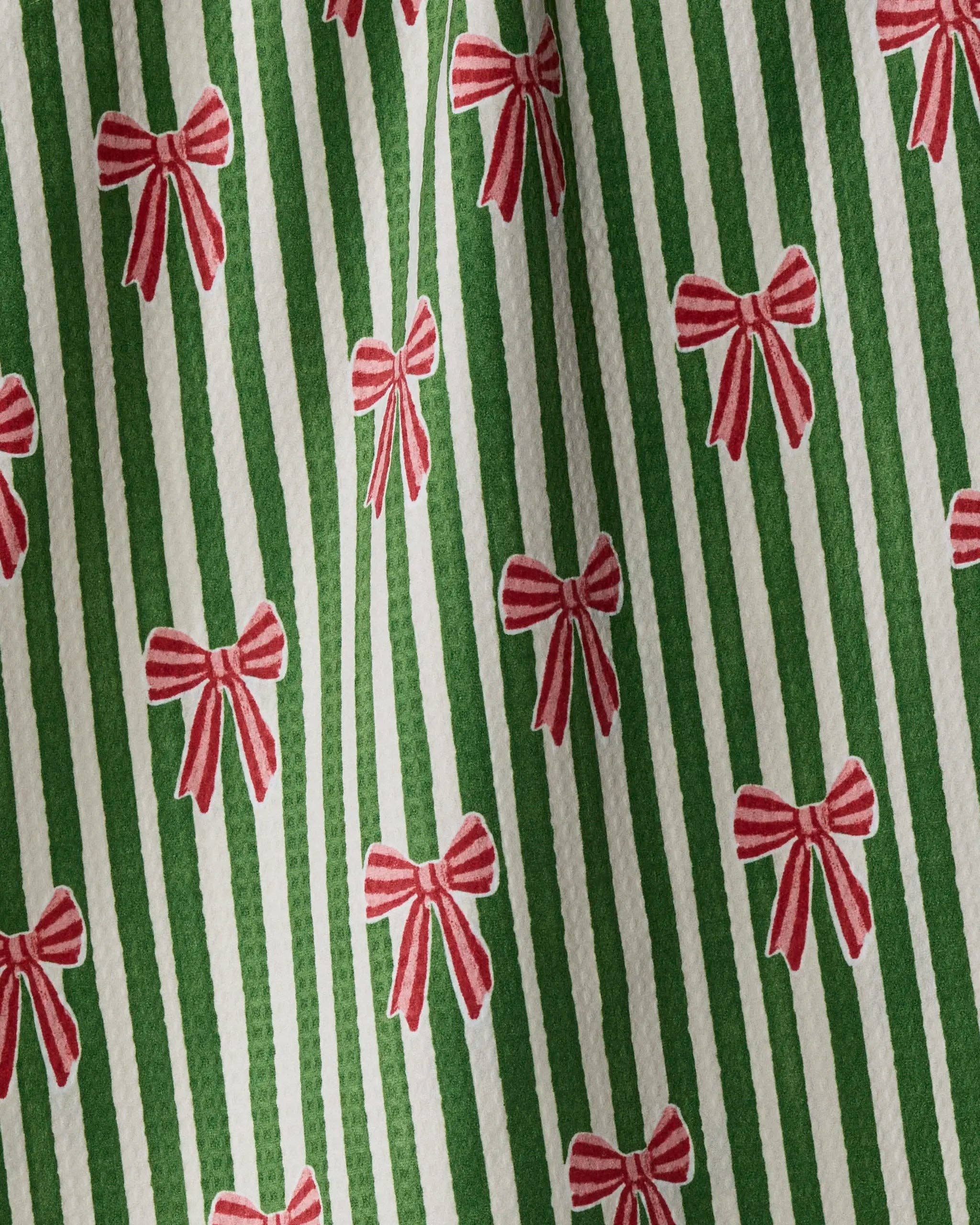 Ribbon Bows Luxe Kitchen Towel - Holiday 2026
