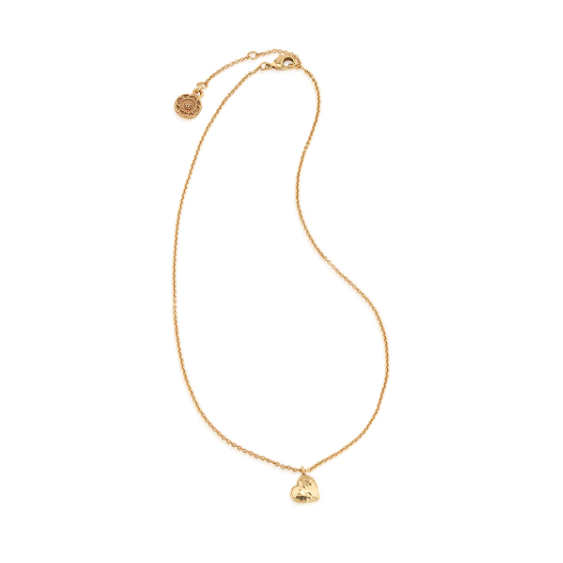 Heart Charm Necklace – 16" long + 2" Extender