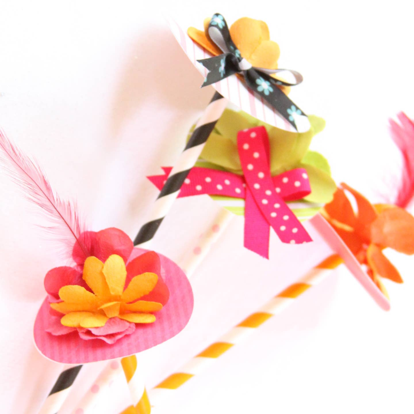 Kentucky Derby Hats - Handmade Drink Stirrers - Unique