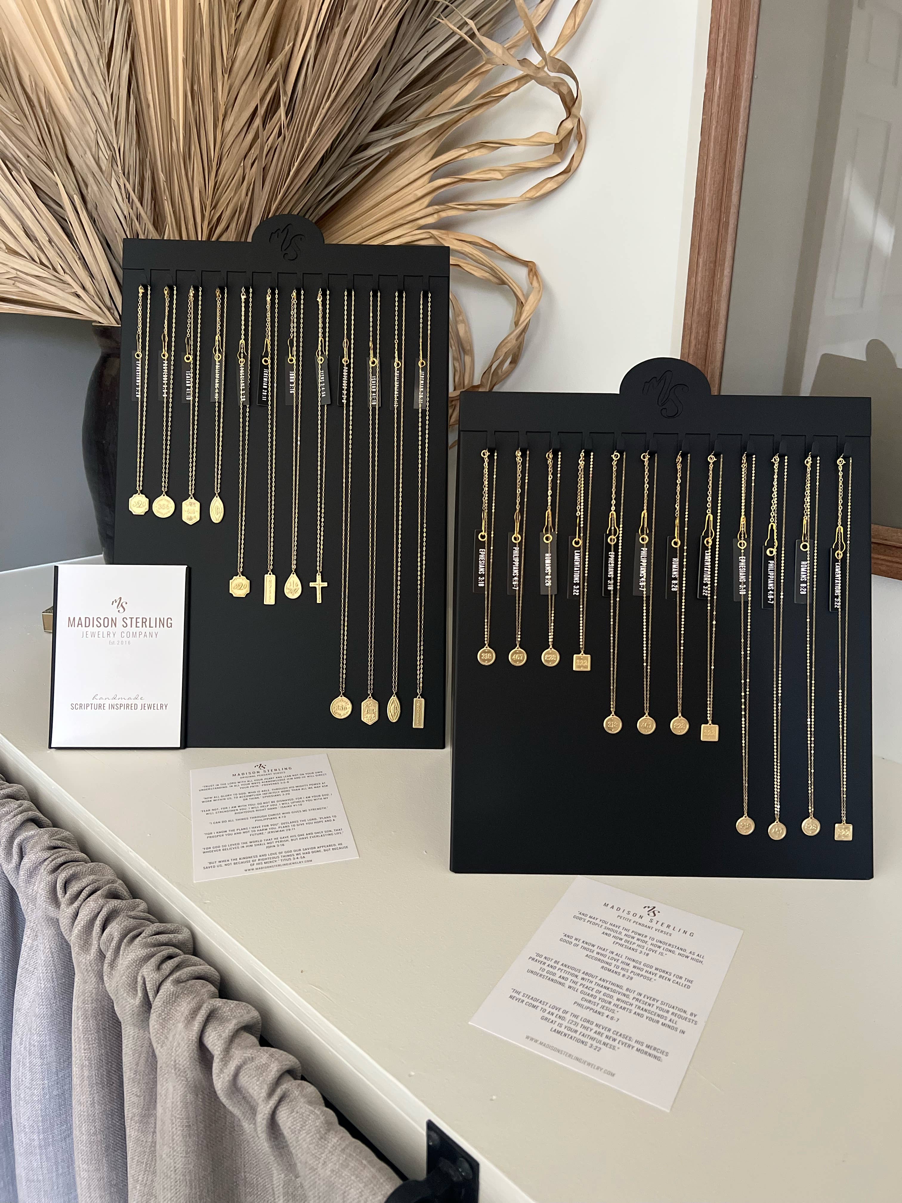 Original Cross Necklace - Cross / Titus 3:4-5 : 16" long