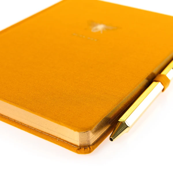 La Petite Presse Bee Fabric-Bound Journal with Pen