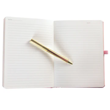 La Petite Presse Hummingbird Fabric-Bound Journal with Pen