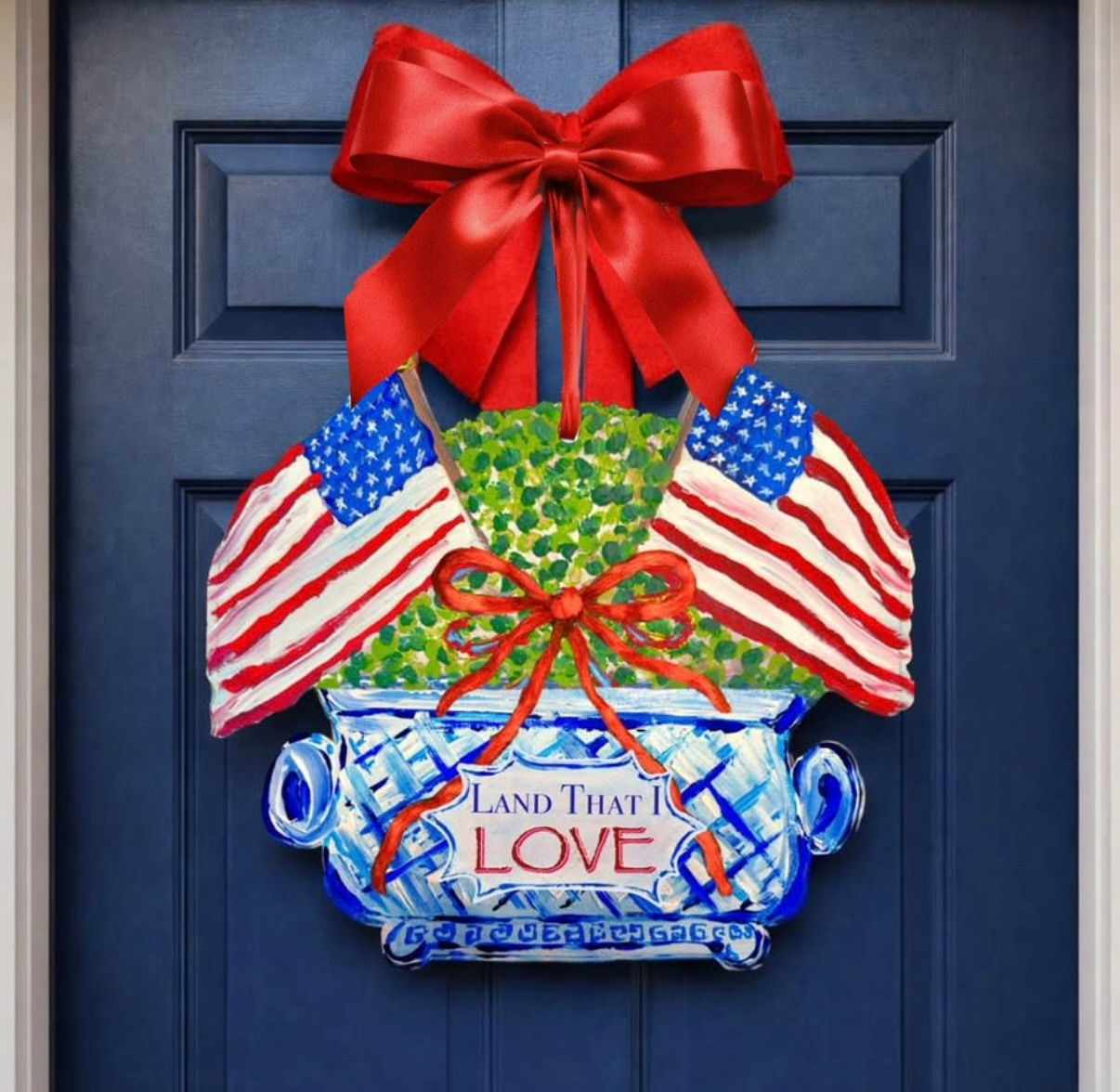 Land That I Love Door Decor