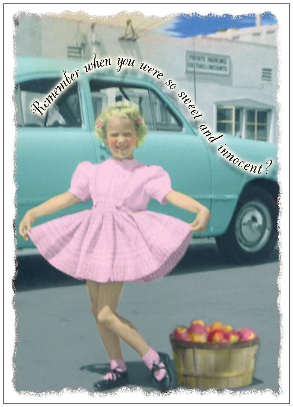 AP0445 Birthday Card “So Sweet and Innocent”