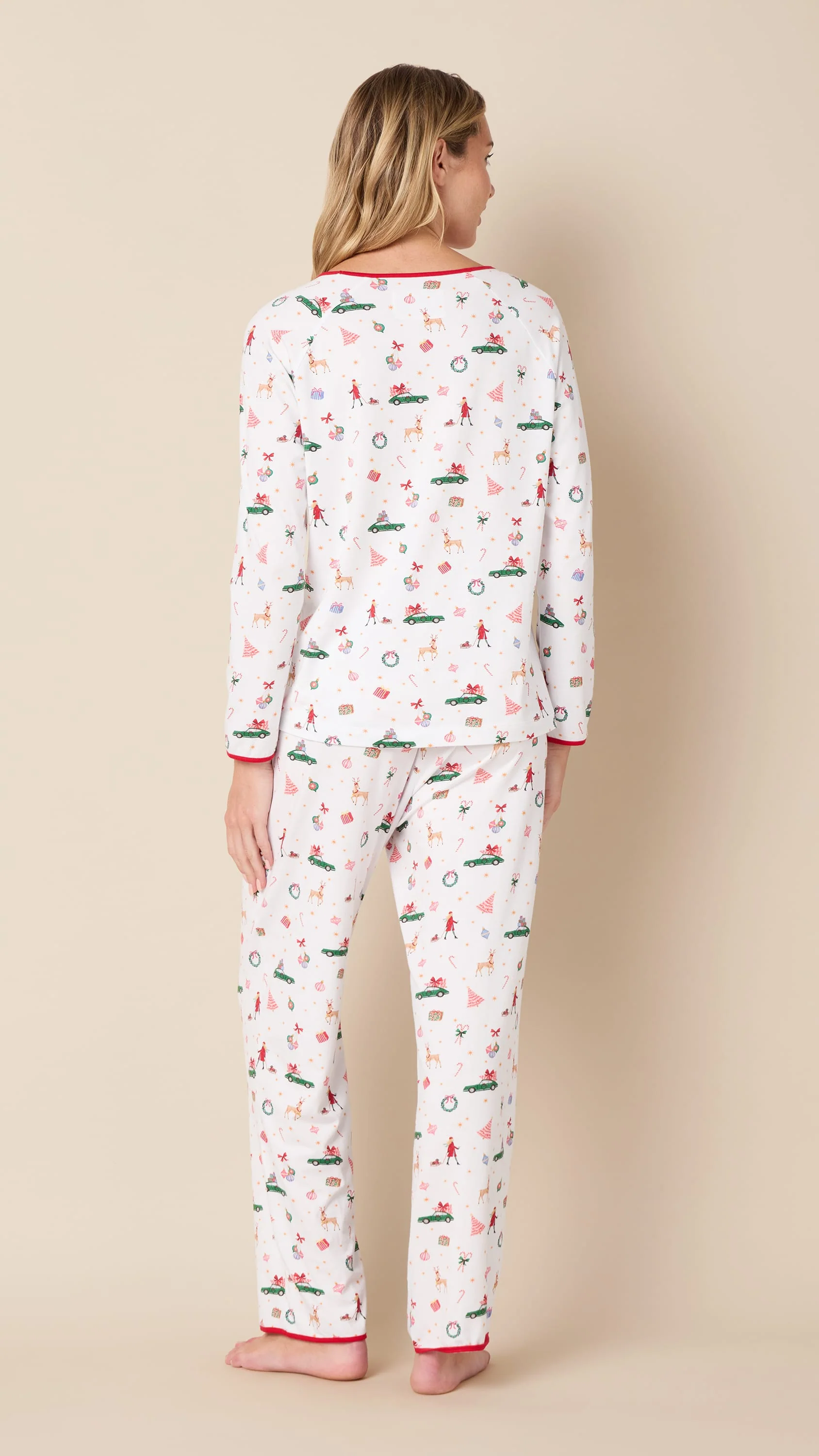 A Merry Little Stroll Knit Pajamas-Medium