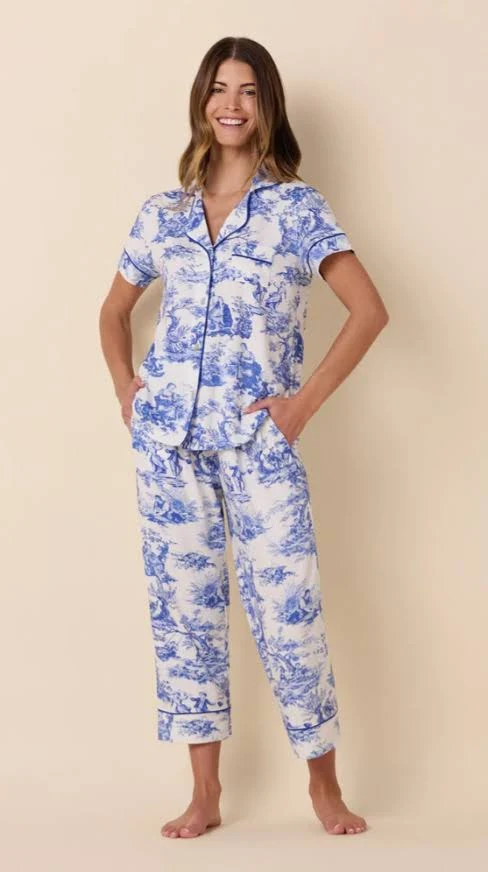 Idle Hours Knit Capri Pajamas