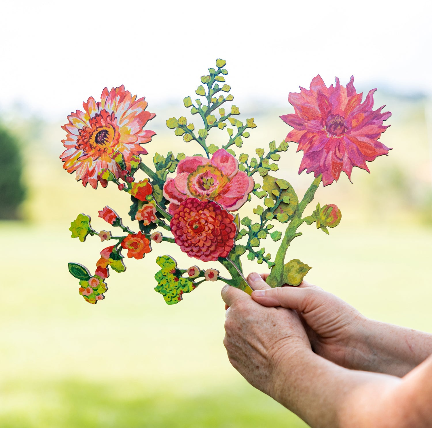 Orange Berries Acrylic Single-Small