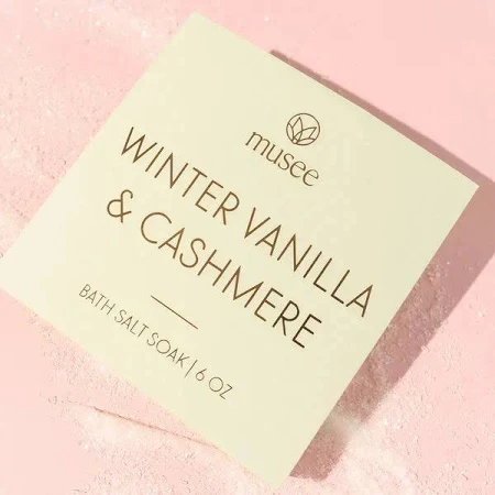 Winter Vanilla and Cashmere Mini Salt Soak
