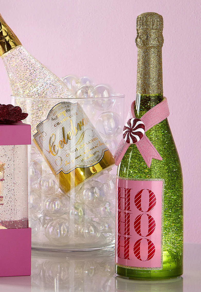 Bottled Christmas Cheer Water lantern