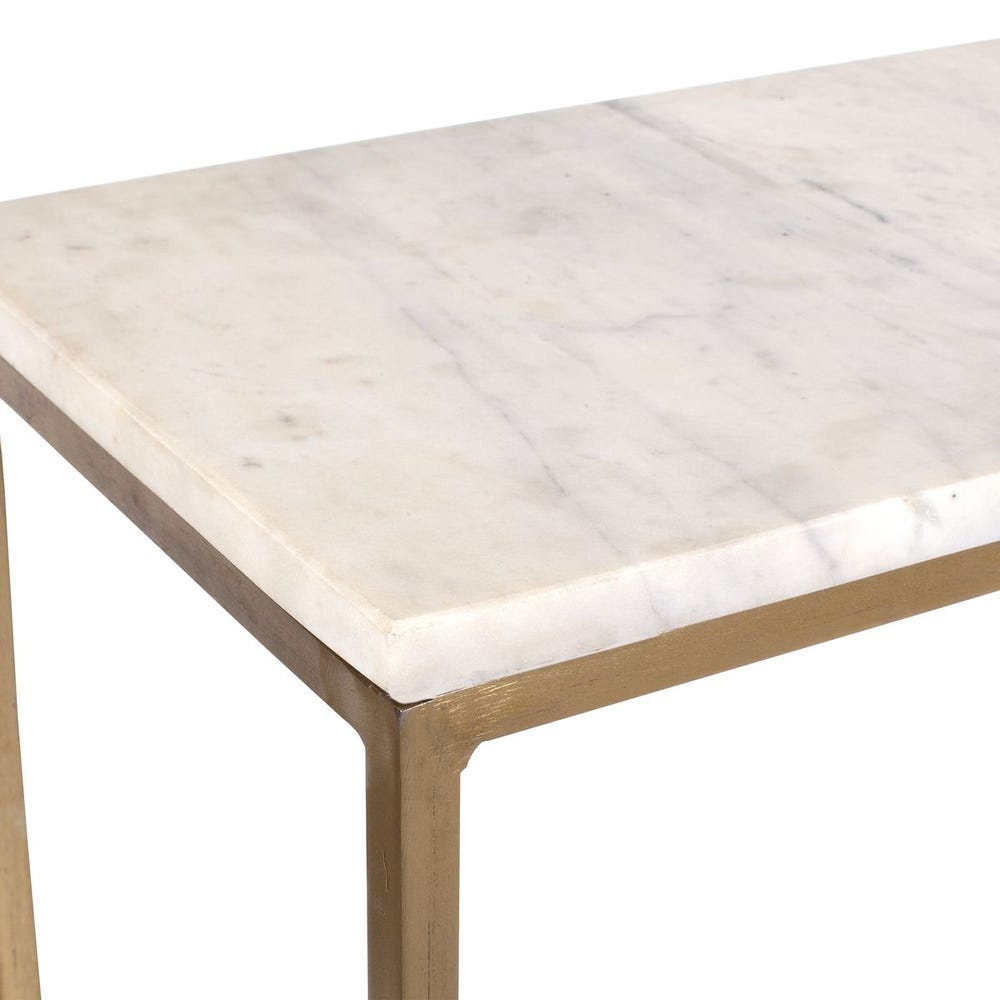Marble Top Console Table
