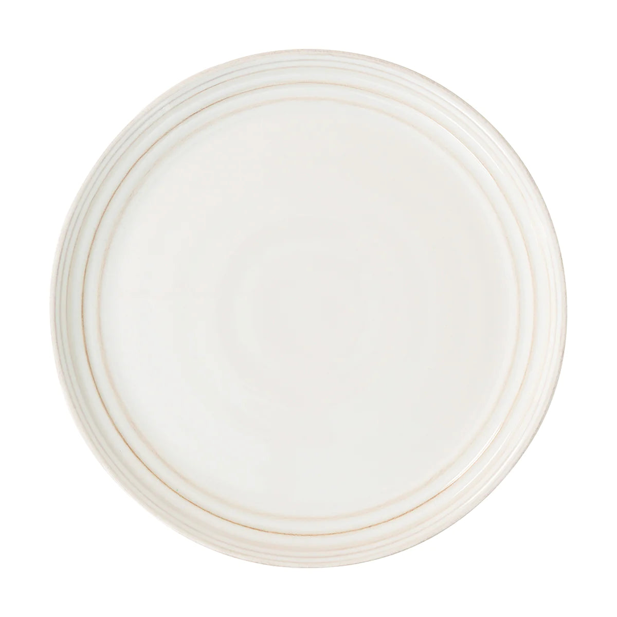 Bilbao Dinner Plate- Whitewash