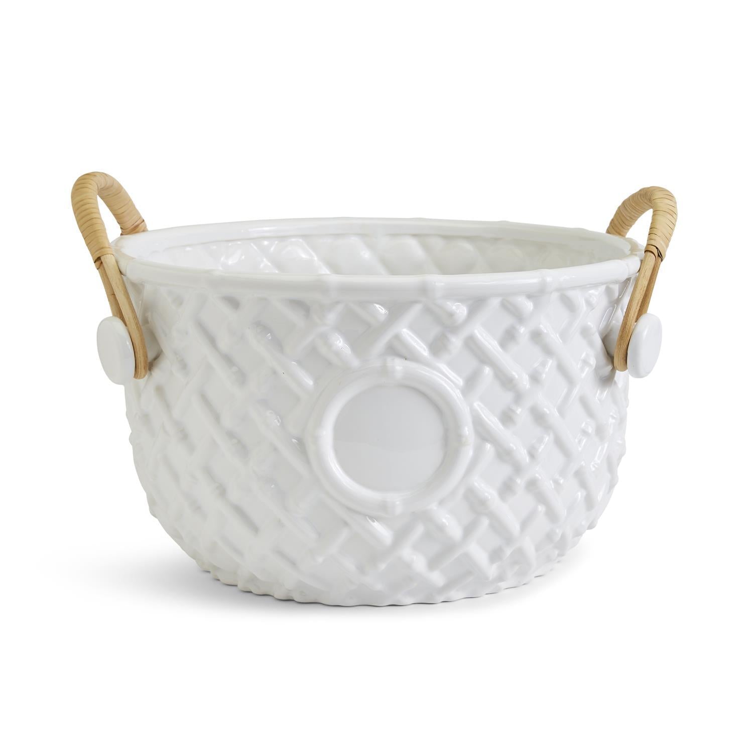 Bamboo Party Bucket with handles