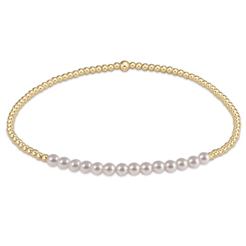enewton Gold Bliss Bead Pearl Bracelet