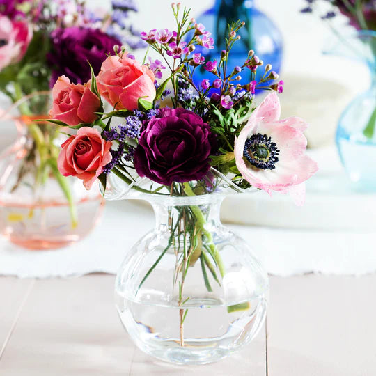 Hibiscus Bud Vase - Clear