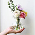 Hibiscus Bud Vase - Clear