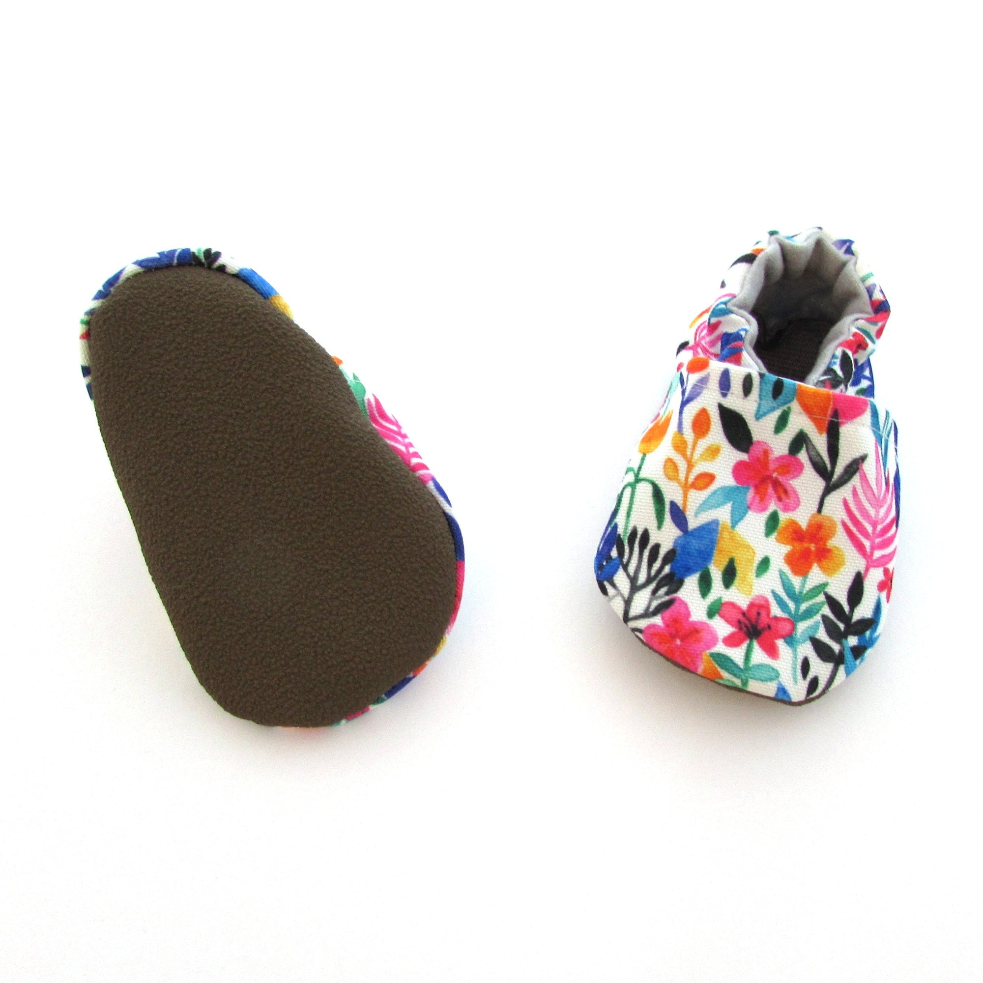 Spring Floral Baby Shoes