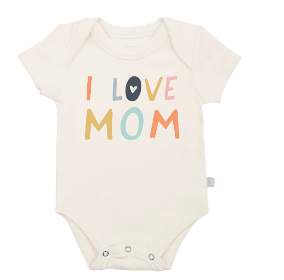 Graphic Bodysuit- Love Mom,