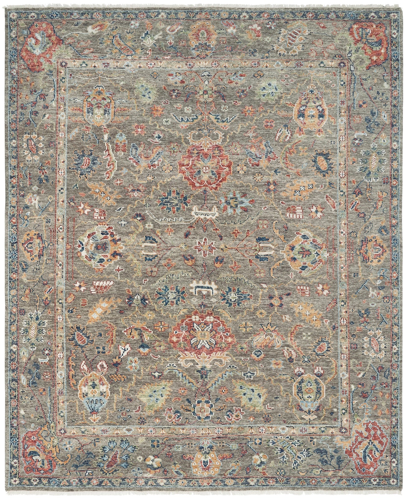 Everleigh Vintage Grey Rug (8'x10')