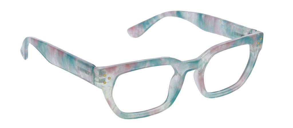 Prism Blue Pink Peeper Eye Glasses