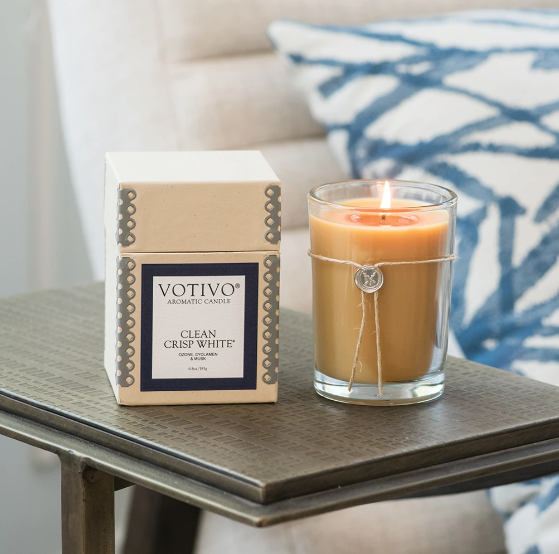 Votivo Candle - Clean Crisp White