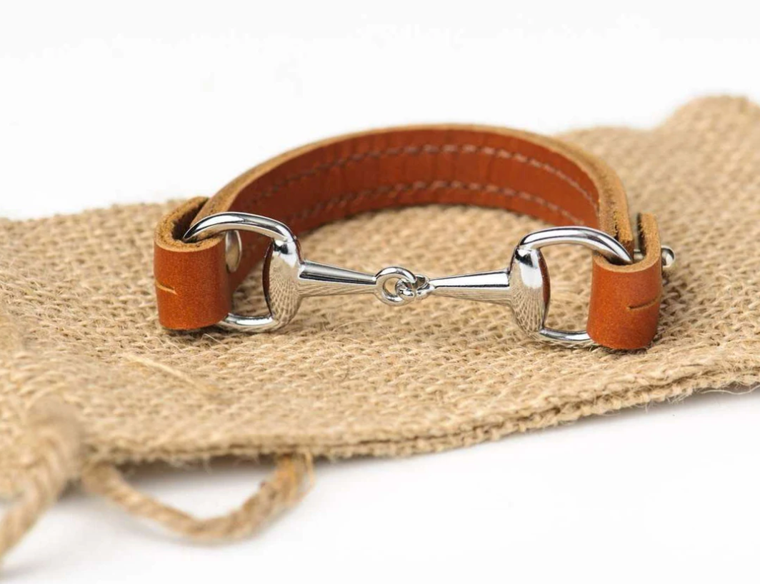 Horsebit Bracelet Silver Medium Barbara Stewart Interiors
