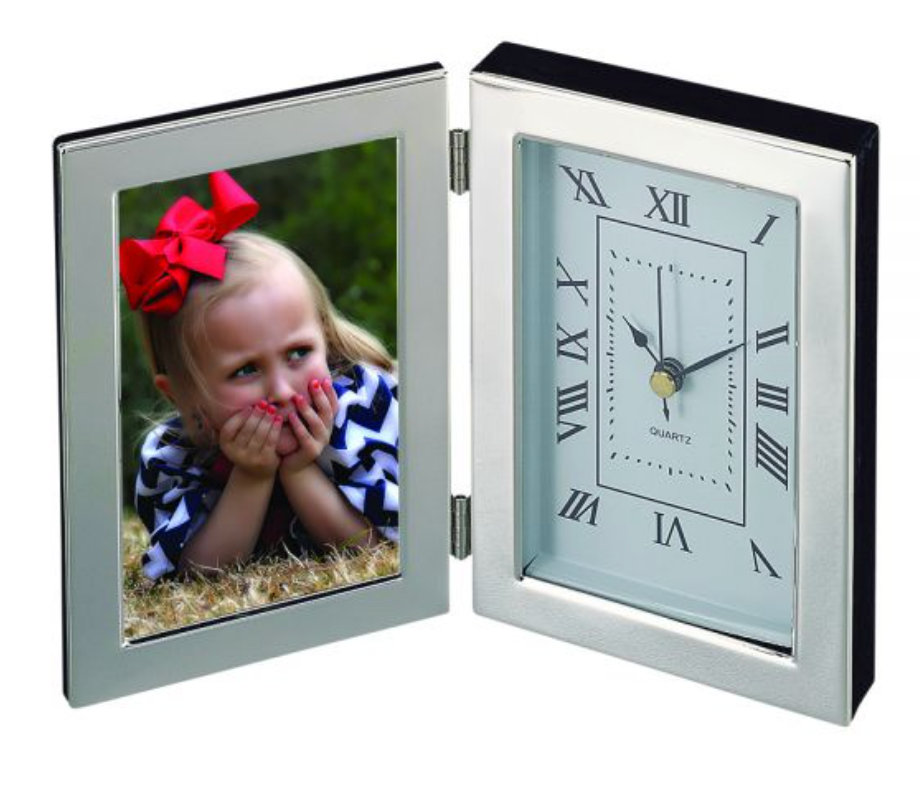 Hinged Clock and Frame