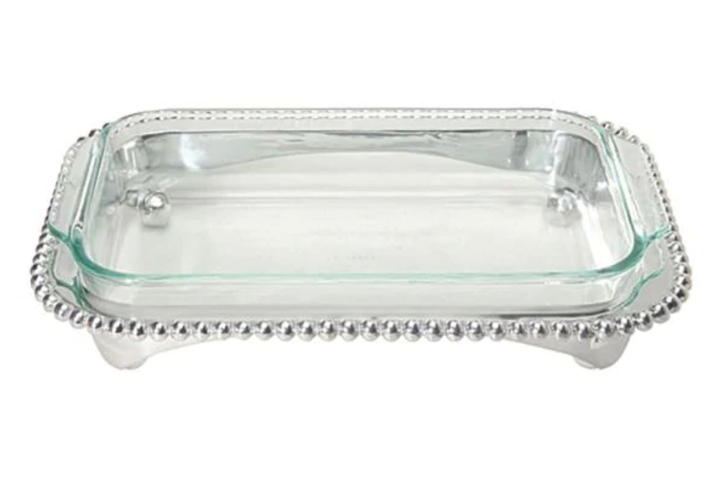 Pearled Oblong Casserole Dish Caddy