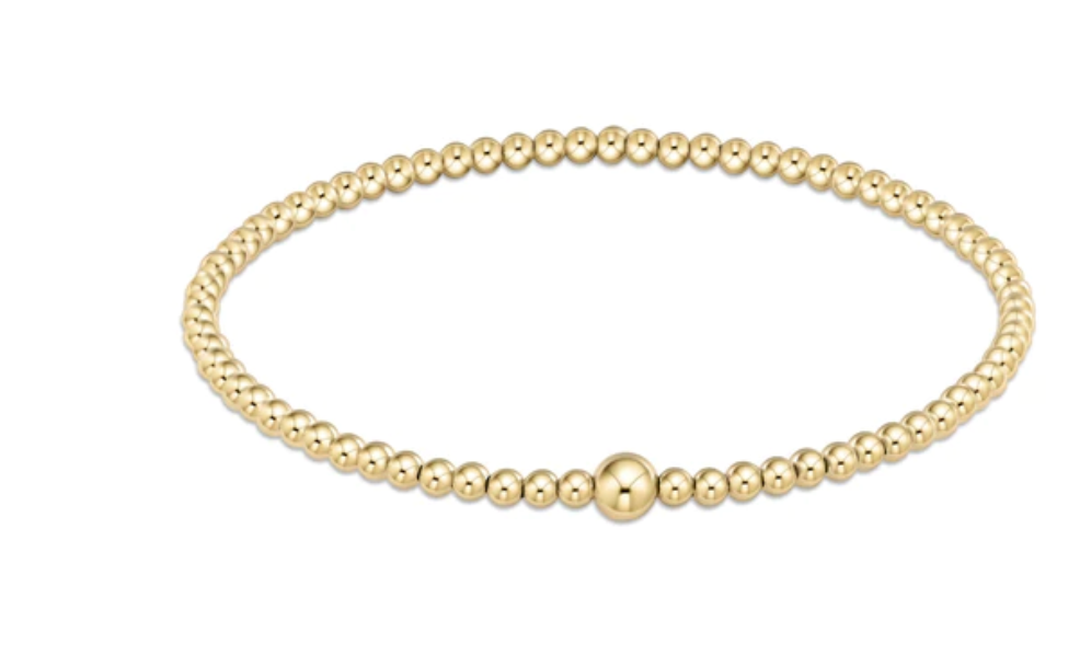 enewton Classic 3 mm Gold Bead Bracelet