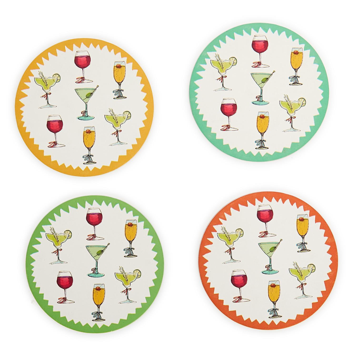 In Good Spirits Set of 24 Paper Coasters