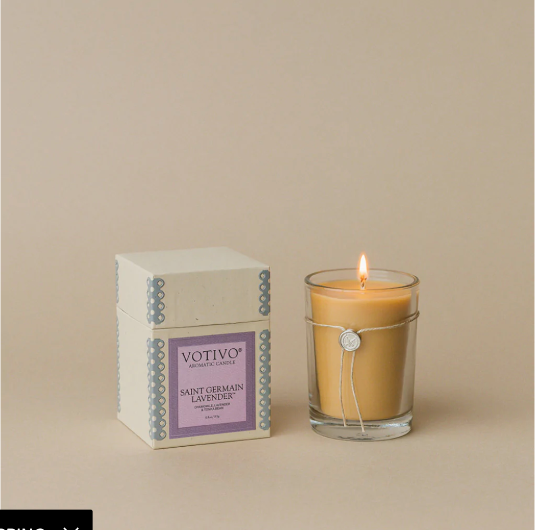 6.8 oz Aromatic Candle- Saint German Lavender Candle