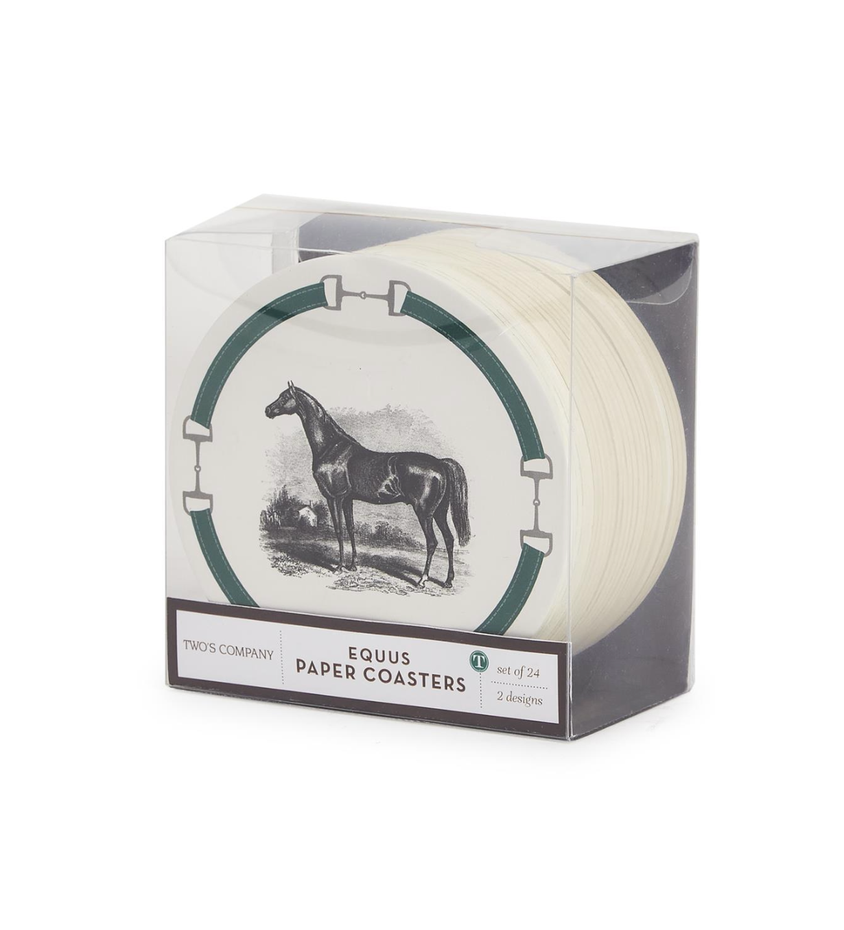 Equus Heavyweight Paper Coasters- Set of 24