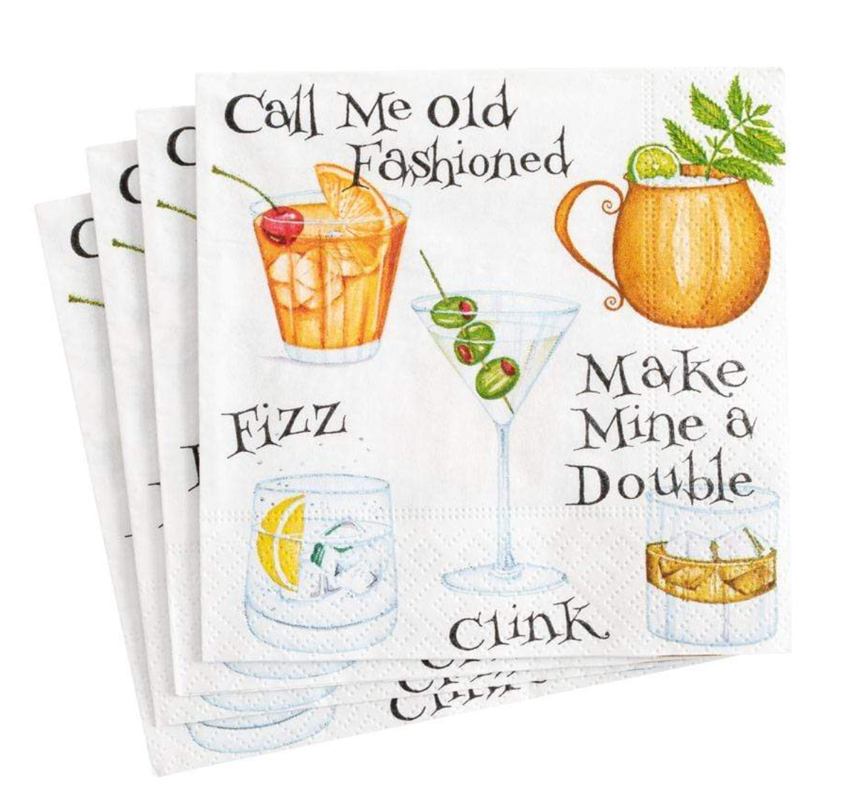 Cocktail Hour Paper Napkins- Cocktail
