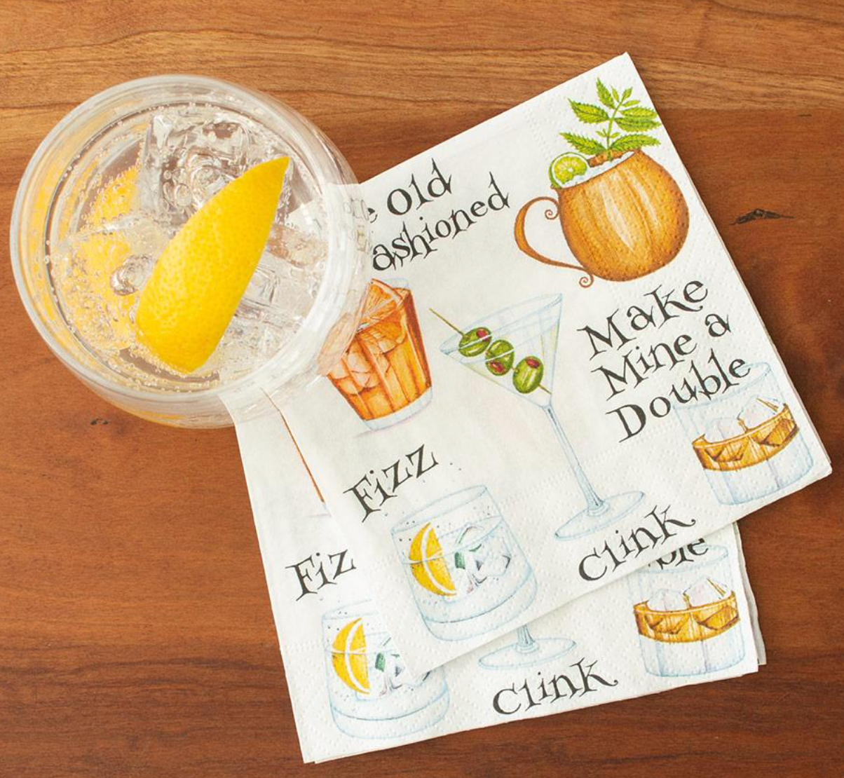 Cocktail Hour Paper Napkins- Cocktail