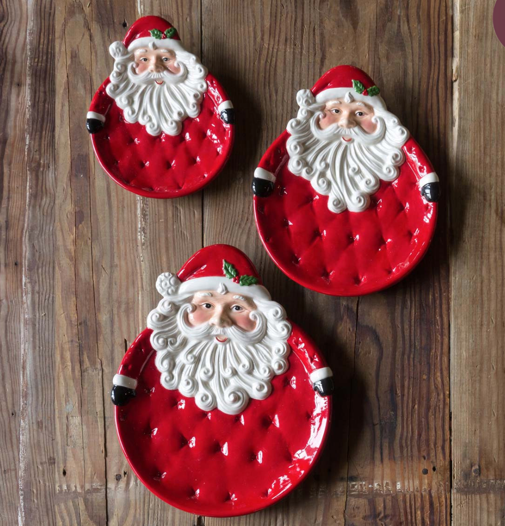 Santa Plate - Medium