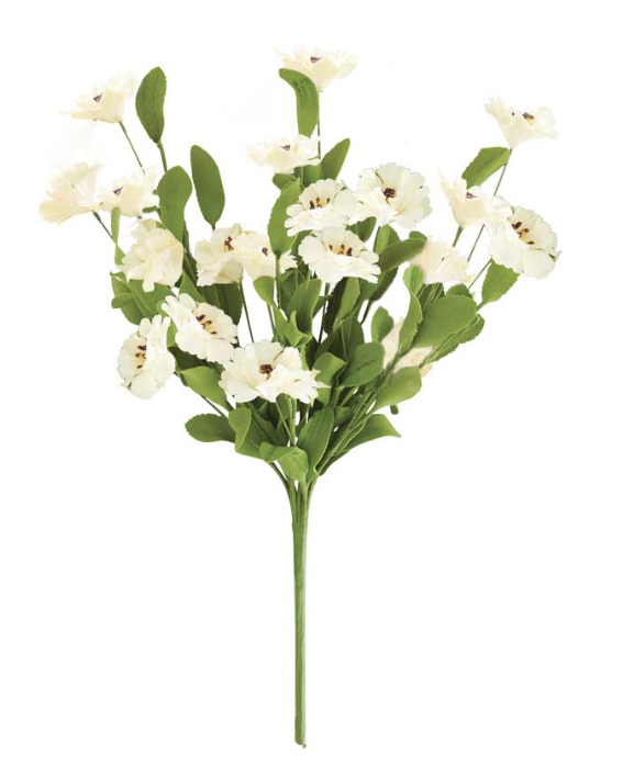 18" Cream Dianthus Flower Floral Stem Spray