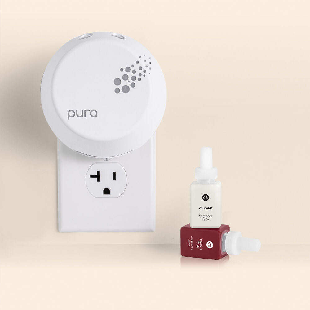 Pura Smart Home Diffuser Kit, Tinsel & Spice & Volcano
