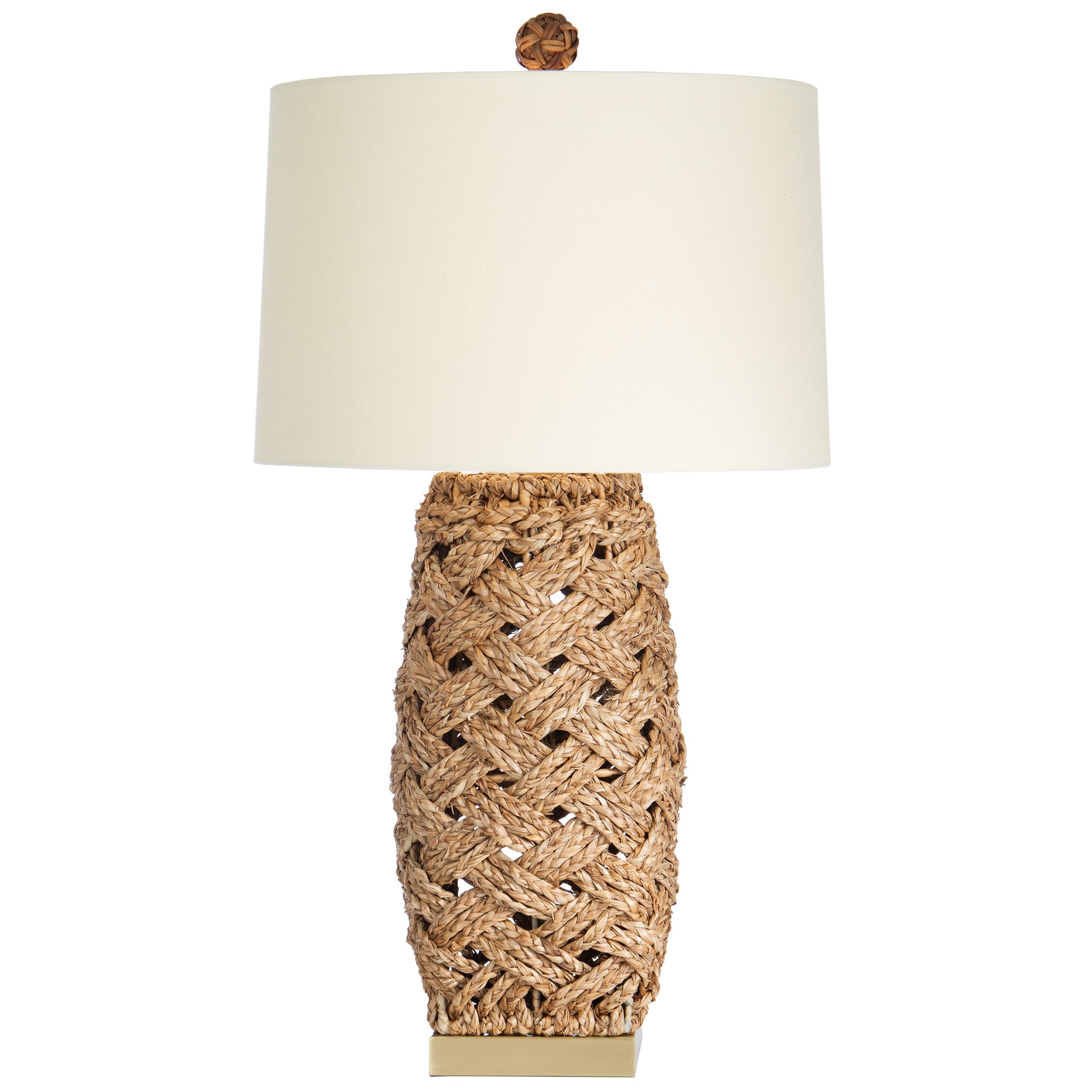Woven Seagrass Table Lamp