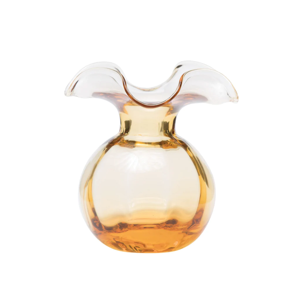 Hibiscus Amber Medium Vase