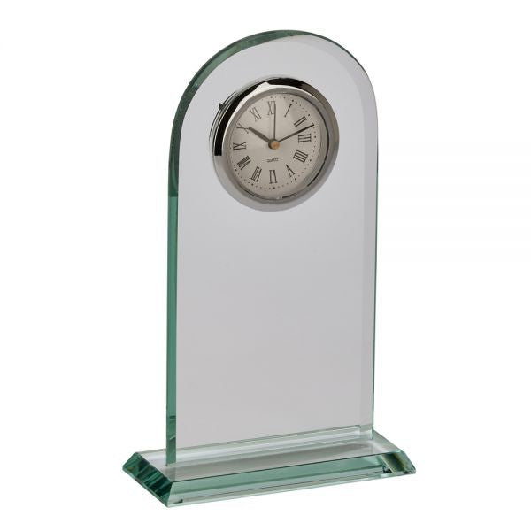 Glass Arched Clock